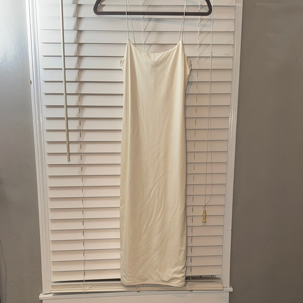 Forever 21 Cream Midi Dress